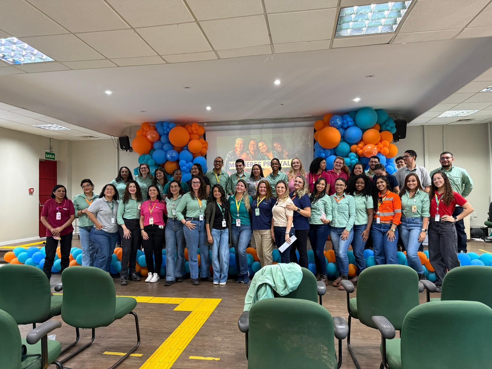 Participantes do encontro Mulheres para Valer — Encontro realizado na Vale · Unidade São Luís